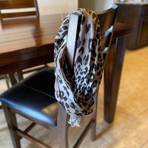 Leopard print scarf